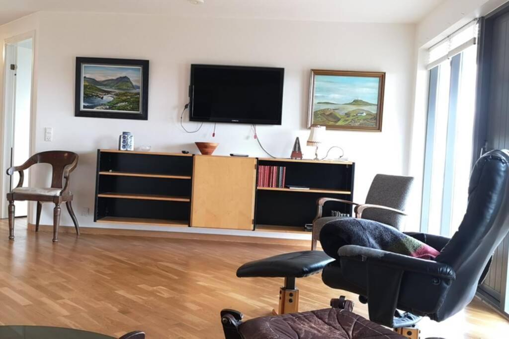 Large Apartment With Fabulous View Of Tórshavn Dış mekan fotoğraf